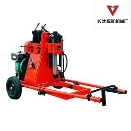 China Equipo portátil de la plataforma de perforación de Geotech de la base de la exploración con el remolque de 2 ruedas proveedor